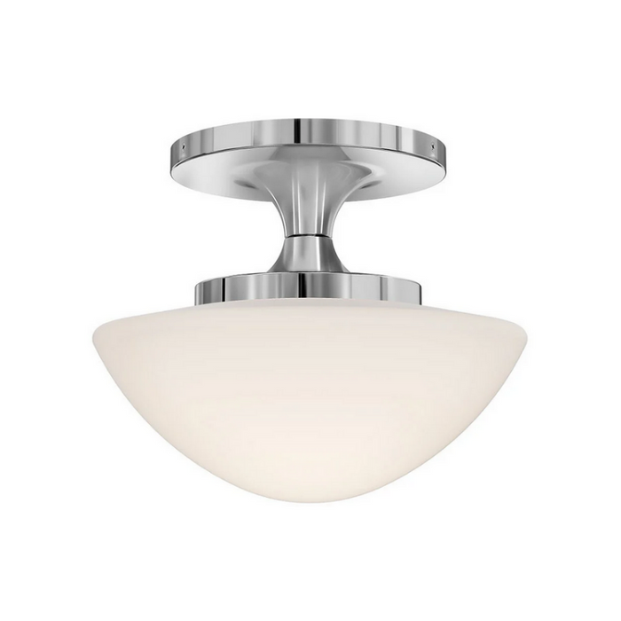 Hinkley 47813 Knox 1-lt 12" LED Semi-Flush Mount - Chrome