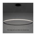 Bover Circular S/120/H 1-lt 48" LED Pendant, Inward Light