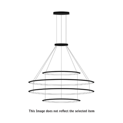 Bover Circular S/4L 4-lt 82" LED Pendant, Inward Light