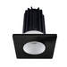 Lotus LED-2-S8W2 Designer 2" 8W LED Square Recessed Downlight, 60° Beam Angle - Alzak/Black