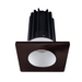 Lotus LED-2-S8W2 Designer 2" 8W LED Square Recessed Downlight, 60° Beam Angle - Alzak/Bronze