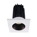 Lotus LED-2-S8W2 Designer 2" 8W LED Square Recessed Downlight, 60° Beam Angle - Bronze/White