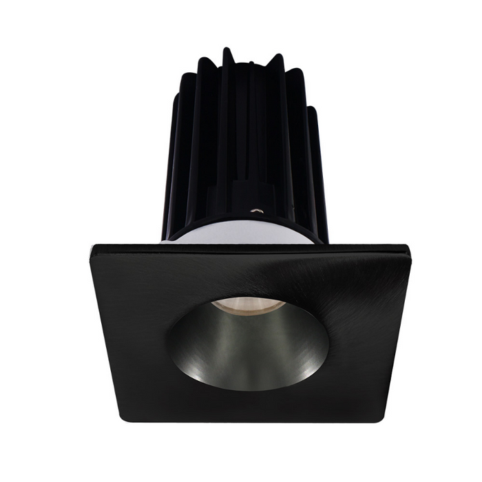 Lotus LED-2-S8W2 Designer 2" 8W LED Square Recessed Downlight, 60° Beam Angle - Chrome/Black
