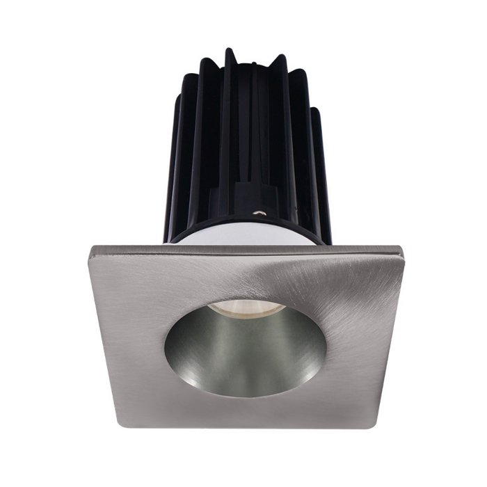Lotus LED-2-S8W2 Designer 2" 8W LED Square Recessed Downlight, 60° Beam Angle - Chrome/Brushed Nickel