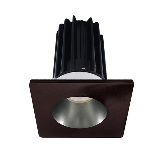 Lotus LED-2-S8W2 Designer 2" 8W LED Square Recessed Downlight, 60° Beam Angle - Chrome/Bronze