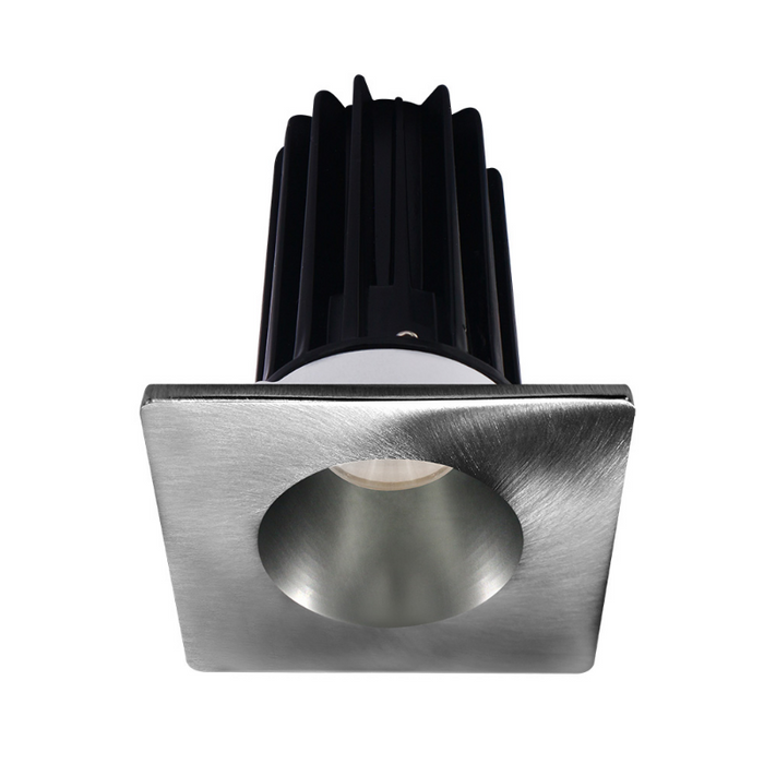 Lotus LED-2-S8W2 Designer 2" 8W LED Square Recessed Downlight, 60° Beam Angle - Chrome/Chrome