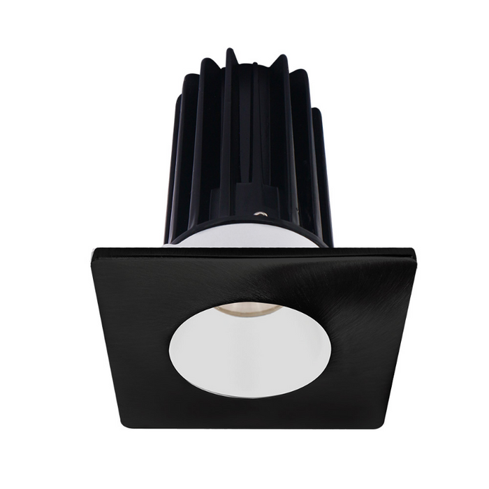 Lotus LED-2-S8W2 Designer 2" 8W LED Square Recessed Downlight, 60° Beam Angle - White/Black