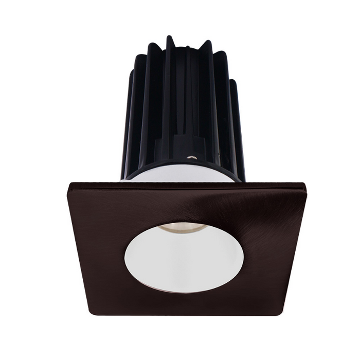 Lotus LED-2-S8W2 Designer 2" 8W LED Square Recessed Downlight, 60° Beam Angle - White/Bronze