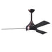 Matthews Fan Donaire 52" Outdoor Ceiling Fan with LED Light - Brushed Bronze/Brushed Bronze