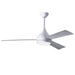Matthews Fan Donaire 52" Outdoor Ceiling Fan with LED Light - Gloss White/Barn Wood