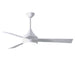 Matthews Fan Donaire 52" Outdoor Ceiling Fan with LED Light - Gloss White/Gloss White