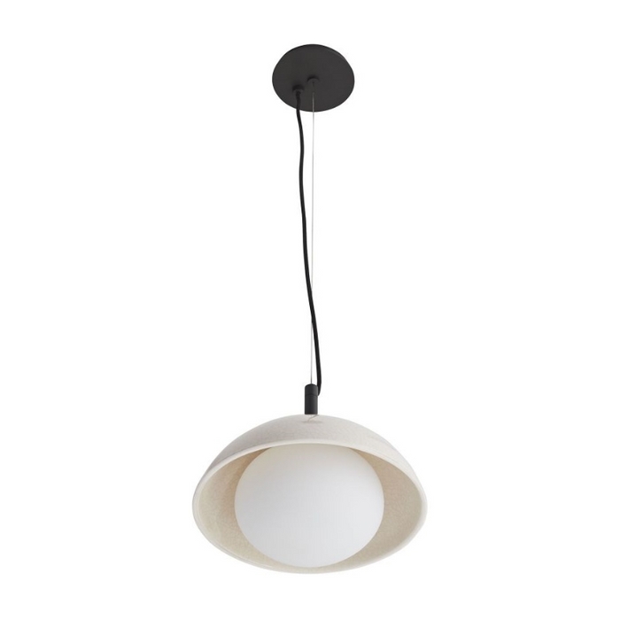Arteriors GADPC01 Glaze 1-lt 12" Pendant - Blackened Steel