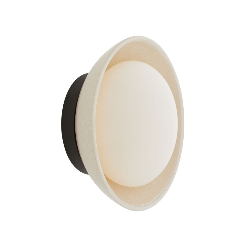Arteriors GADWC01 Glaze 1-lt 8" Wall Sconce - Blackened Steel