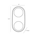 Arteriors GADWC02 Glaze 2-lt 17" Tall Wall Sconce