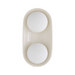 Arteriors GADWC02 Glaze 2-lt 17" Tall Wall Sconce - Blackened Steel