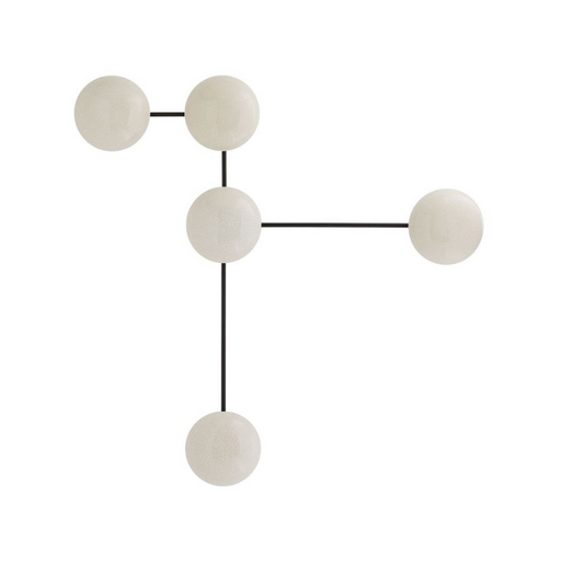 Arteriors GADWC03 Glaze 5-lt 44" Wall Sconce - Blackened Steel