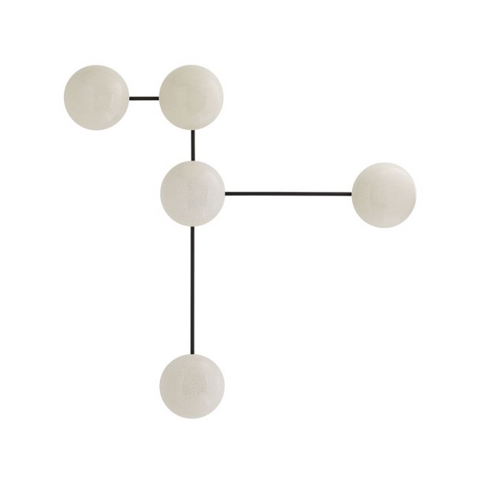 Arteriors GADWC03 Glaze 5-lt 44" Wall Sconce - Blackened Steel