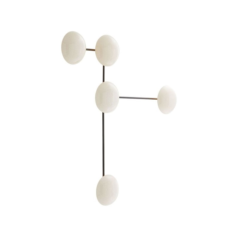 Arteriors GADWC03 Glaze 5-lt 44" Wall Sconce - Blackened Steel