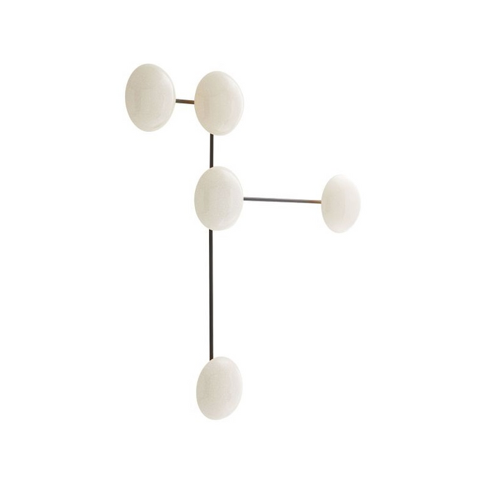 Arteriors GADWC03 Glaze 5-lt 44" Wall Sconce - Blackened Steel