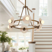 Alora CH346028 Dahlia 6-lt 28" LED Chandelier