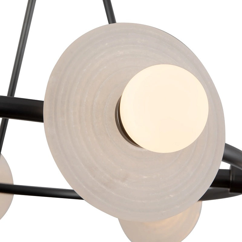 Alora CH346028 Dahlia 6-lt 28" LED Chandelier