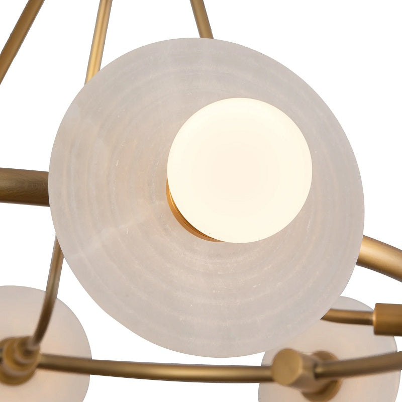 Alora CH346028 Dahlia 6-lt 28" LED Chandelier