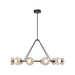 Alora CH346046-UNV Dahlia 12-lt 47" LED Chandelier - Urban Bronze