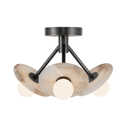 Alora SF346313 Dahlia 13" LED Semi Flush Mount - Urban Bronze