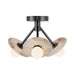 Alora SF346313 Dahlia 13" LED Semi Flush Mount - Urban Bronze
