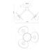 Alora SF346313 Dahlia 13" LED Semi Flush Mount