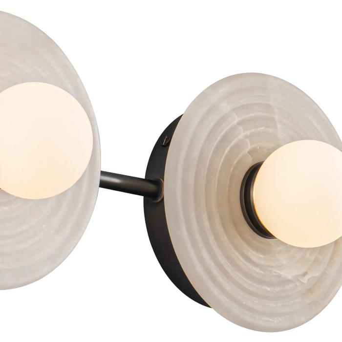 Alora WV346322 Dahlia 3-lt 22" Tall LED Vanity Light