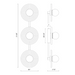 Alora WV346322 Dahlia 3-lt 22" Tall LED Vanity Light