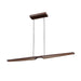 Kuzco LP21647 Dakota 1-lt 42" LED Linear Pendant - Walnut