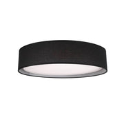 Kuzco FM7916 Dalton 1-lt 16" LED Flush Mount, 5CCT Selectable-Black