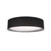 Kuzco FM7916 Dalton 1-lt 16" LED Flush Mount, 5CCT Selectable-Black