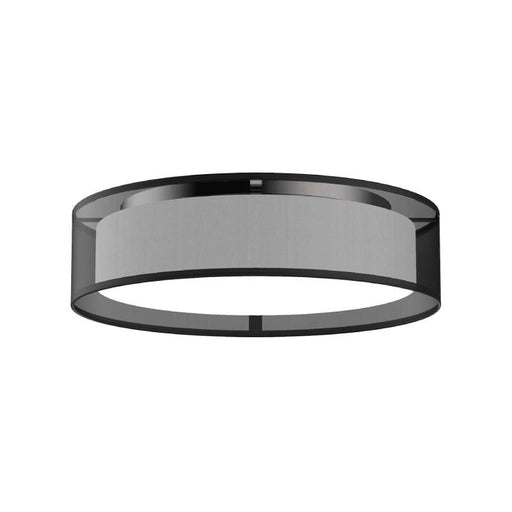 Kuzco FM7916 Dalton 1-lt 16" LED Flush Mount, 5CCT Selectable-Black Organza