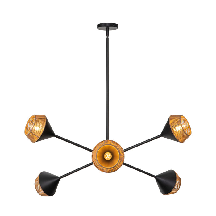 Alora Mood CH633638 Daphne 6-lt 38" Chandelier