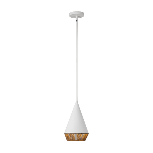 Alora Mood PD633107 Daphne 1-lt 7" Pendant - White