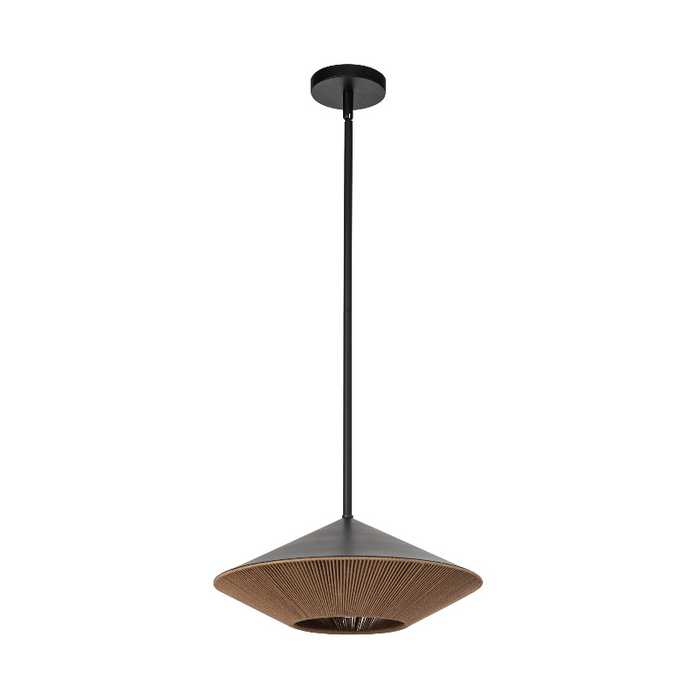 Alora Mood PD633215 Daphne 1-lt 15" Pendant - Matte Black