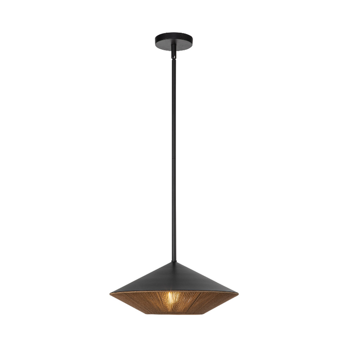 Alora Mood PD633215 Daphne 1-lt 15" Pendant - Matte Black
