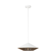 Alora Mood PD633215 Daphne 1-lt 15" Pendant - White