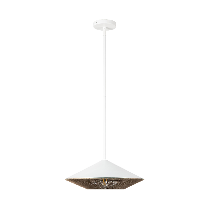 Alora Mood PD633215 Daphne 1-lt 15" Pendant - White