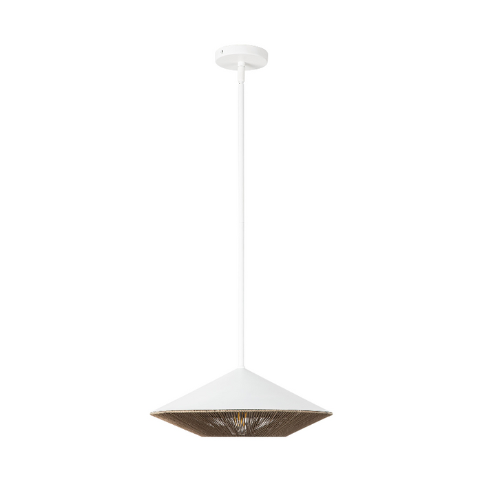 Alora Mood PD633215 Daphne 1-lt 15" Pendant - White