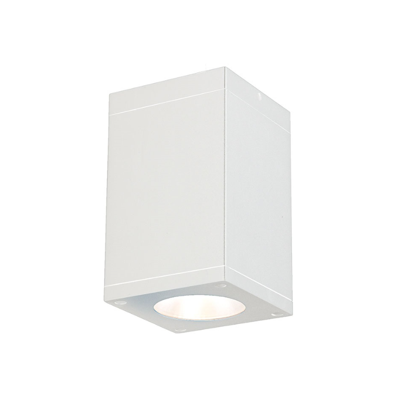 WAC DC-CD05 Cube Architectural 5" 25W LED Ceiling Mount - White