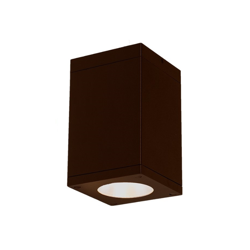 WAC DC-CD06 Cube Architectural 6" 35W LED Ceiling Mount - Bronze