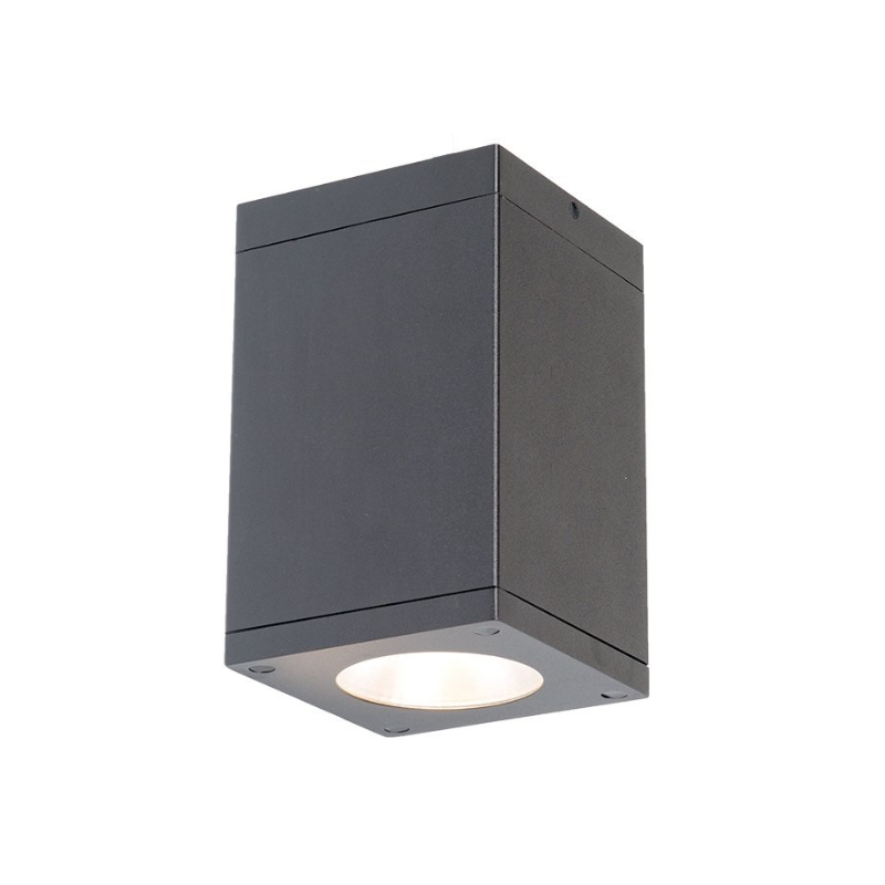 WAC DC-CD06 Cube Architectural 6" 35W LED Ceiling Mount - Graphite