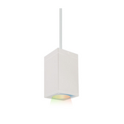 WAC DC-PD05 Cube Architectural 5" 31W LED Color Changing Pendant - White