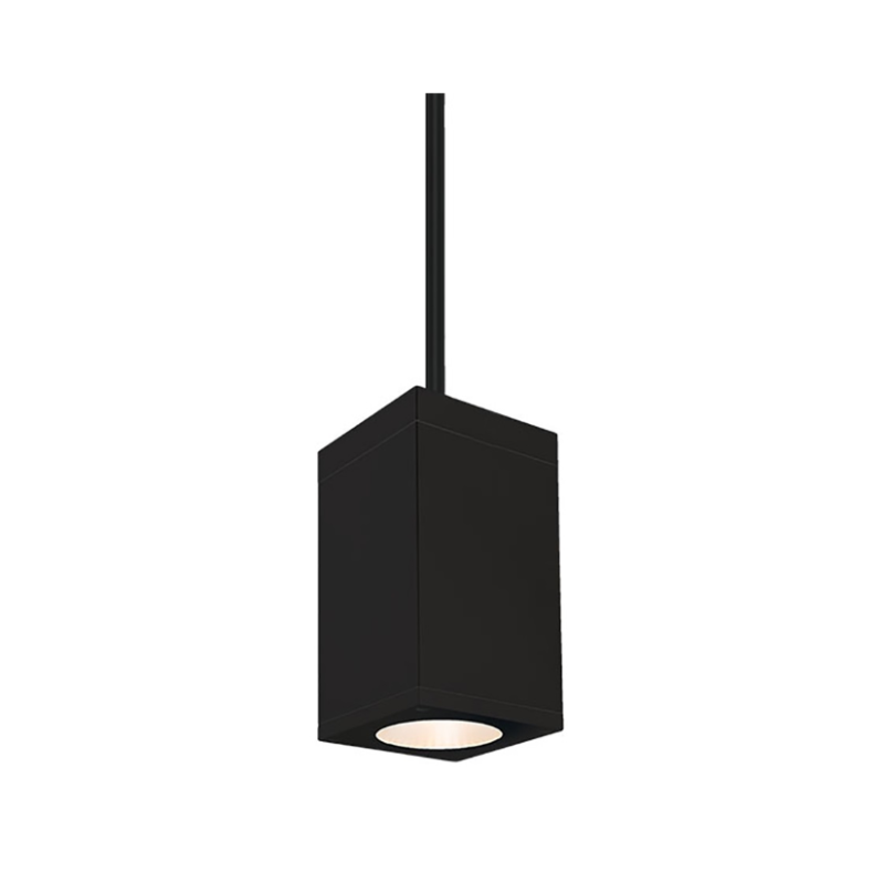 WAC DC-PD05 25W Cube Architectural 5" LED Pendant Mount - Black