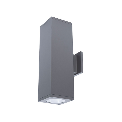 WAC DC-WD06 Cube Architectural 6" 70W LED Double Wall Mount, Towards The Wall - Graphite