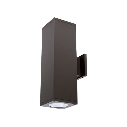 WAC DC-WD06 Cube Architectural 6" 70W LED Double Wall Mount, Towards The Wall - Bronze